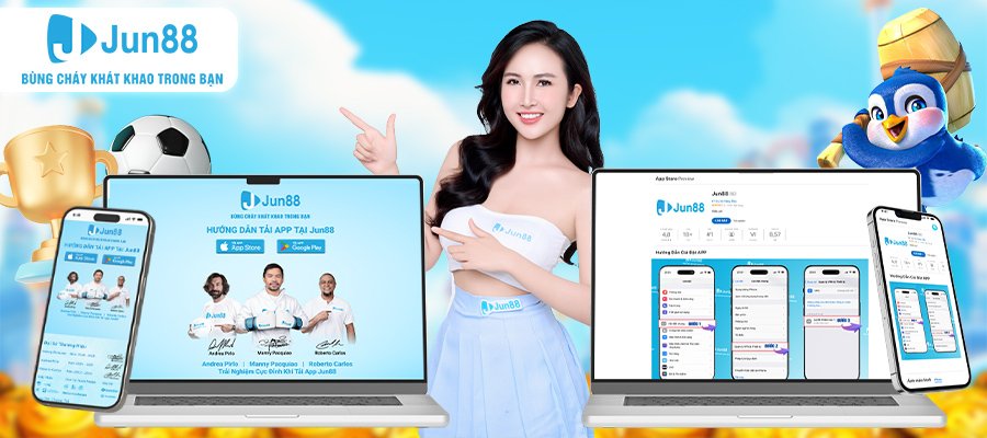 Jun88 17 Hướng dẫn tải APP Jun88 trên iOS và Android